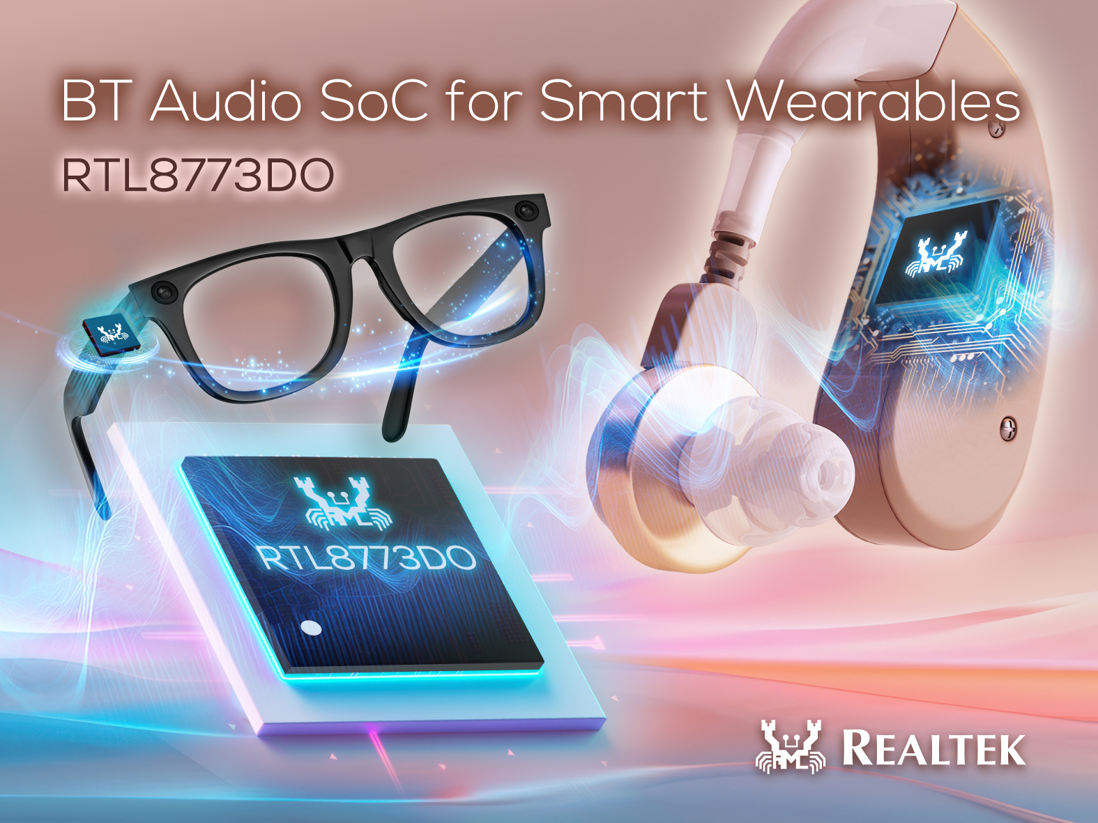 BT Audio SoC for Smart WearablesRTL8773DO v2
