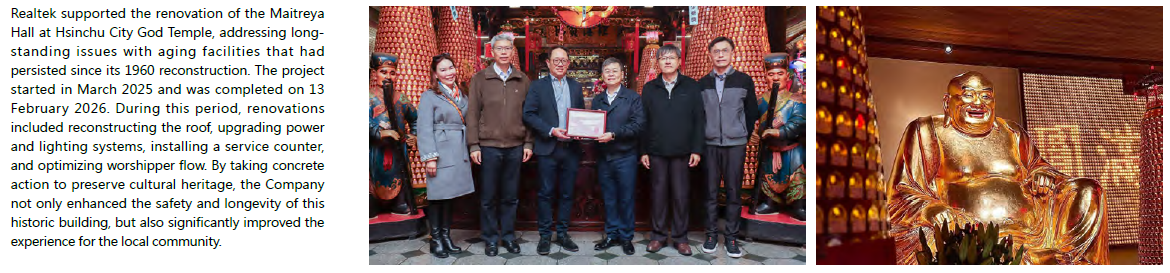 Preserving Local Cultural Heritage Supporting the Renovation of the Maitreya Hall at Hsinchu City God Temple