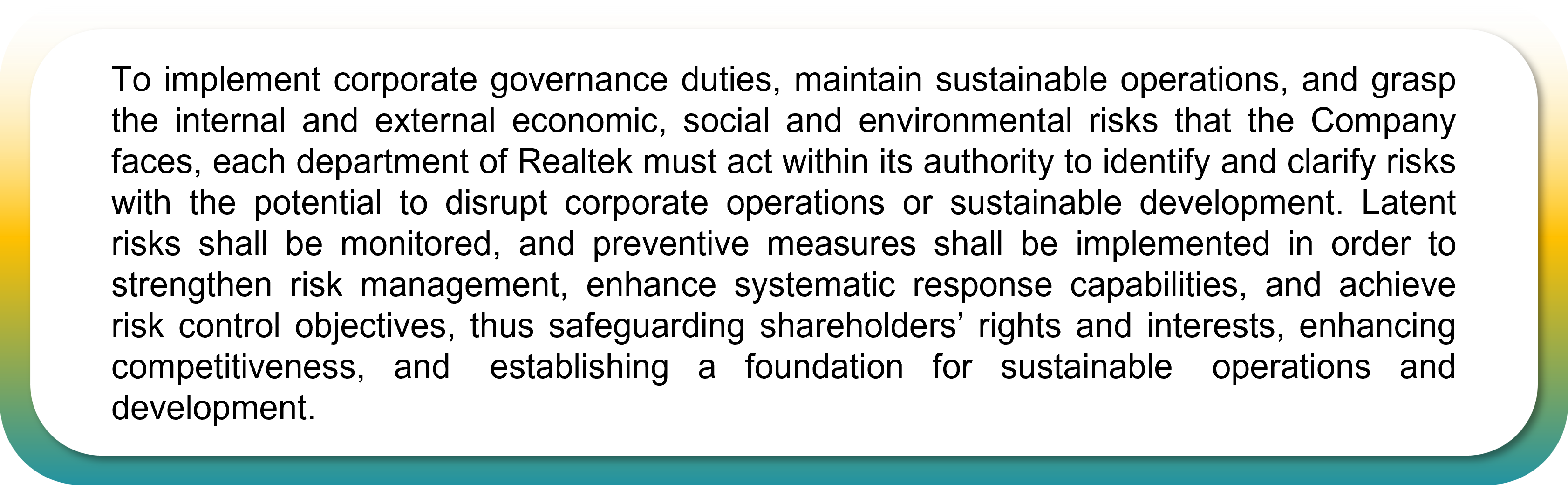 Risk Management Policy