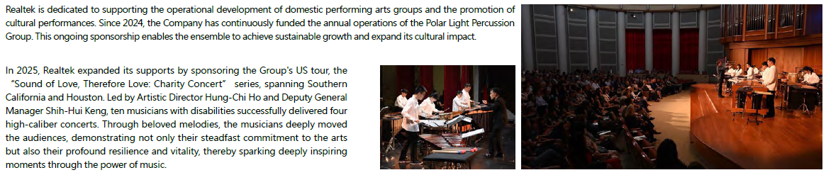 Sponsoring the Polar Light Percussion Group to Promote Cultural and Performing Arts